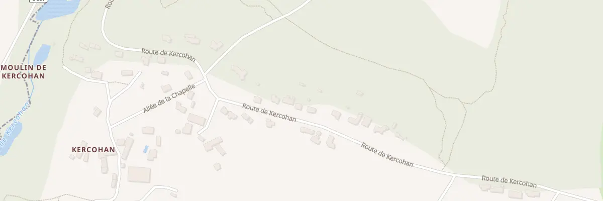 Plan du 12 Rte de Kercohan à Berric