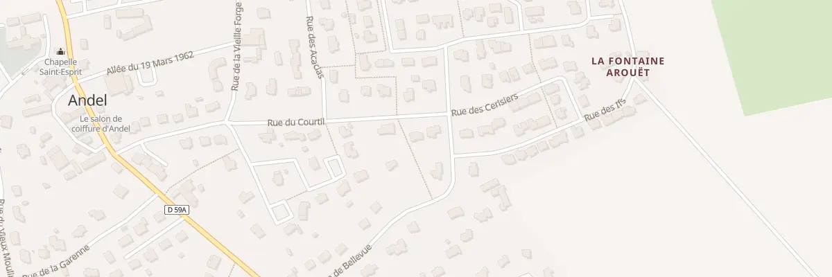 Plan du 20 Rue du Courtil à Andel