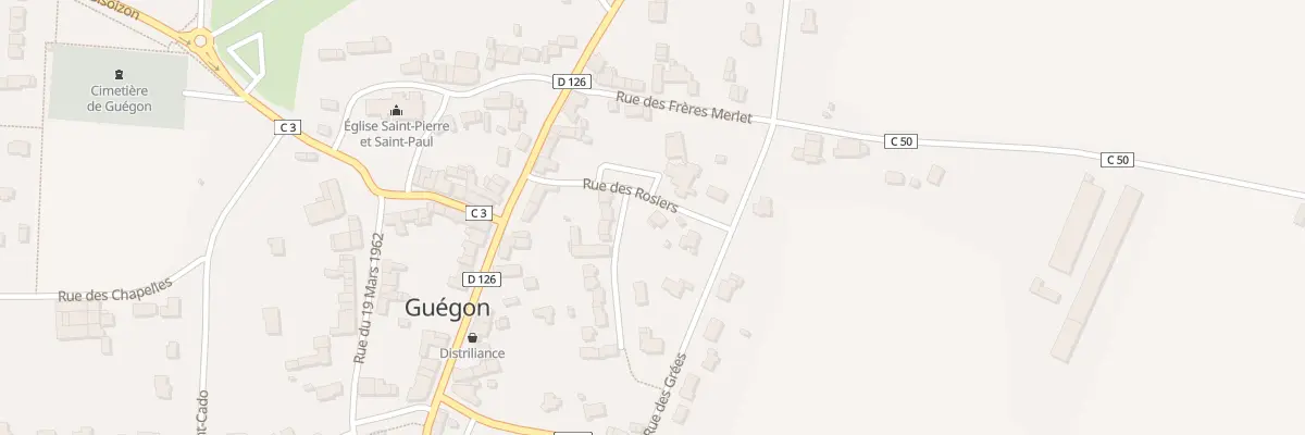 Plan du 6 Rue des Rosiers à Guégon