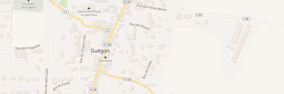 Plan du 2 Rue des Grées à Guégon
