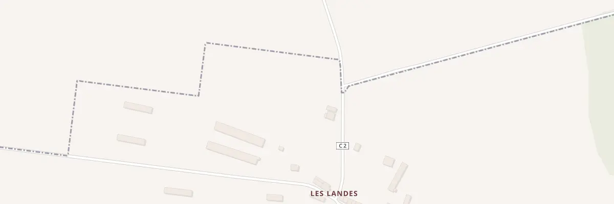 Plan du 182 Les Landes à Cruguel