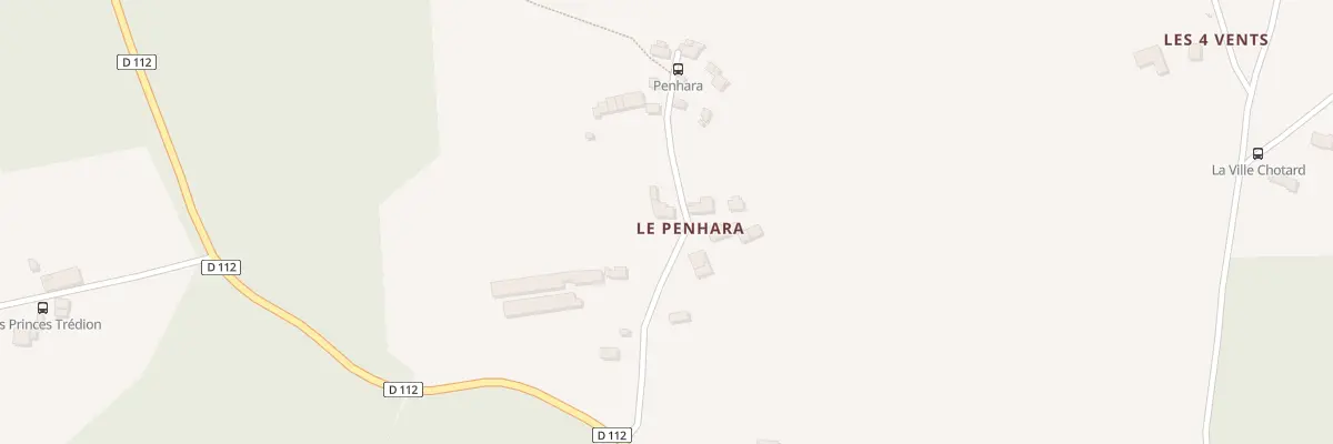 Plan du 5080 Le Penhara à Trédion