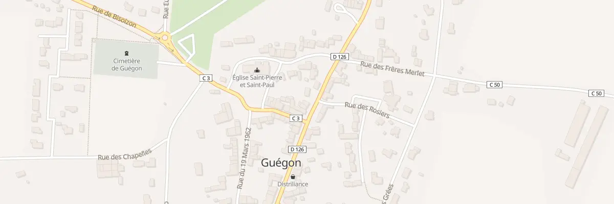 Plan du 6 Rue du Vingt Juin 1944 à Guégon