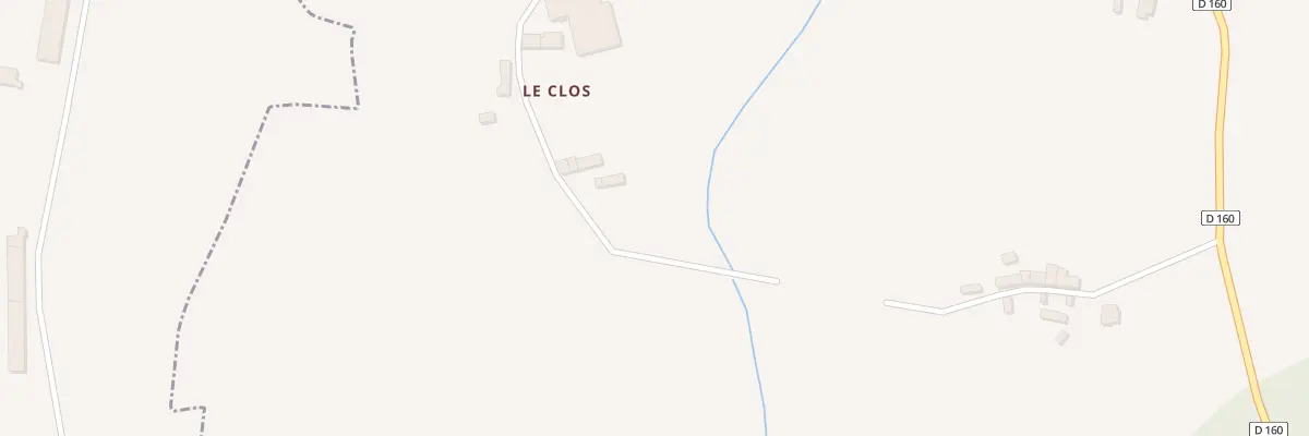 Plan du 5005 Terres du Clos à Lizio
