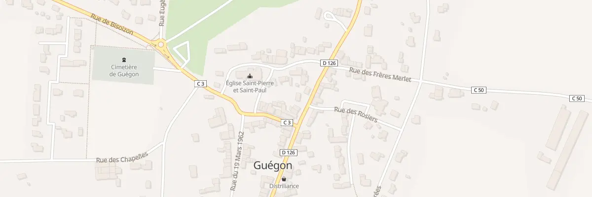 Plan du 4 Rue du Vingt Juin 1944 à Guégon
