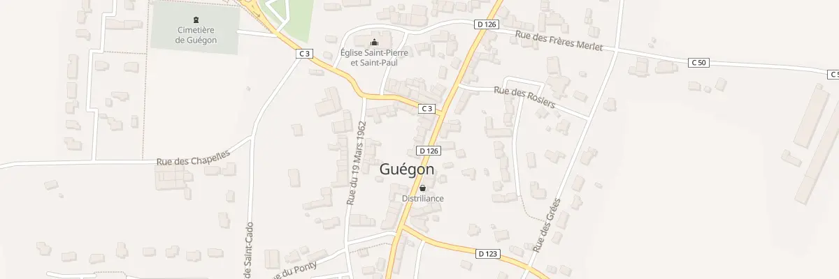 Plan du 18 Rue du Vingt Juin 1944 à Guégon