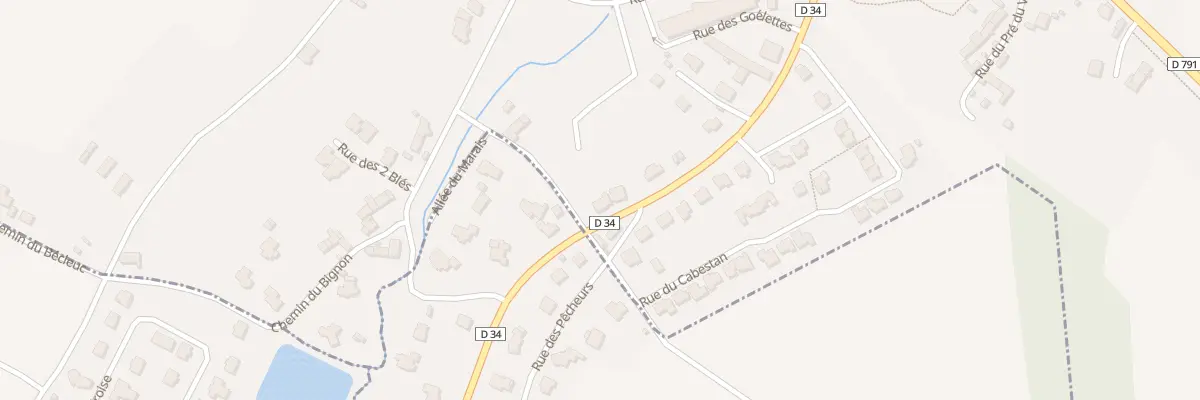 Plan du 34 Rue du Port Morvan à Pléneuf-Val-André
