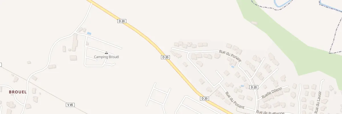 Plan du 25 Rue du Ponant à Ambon