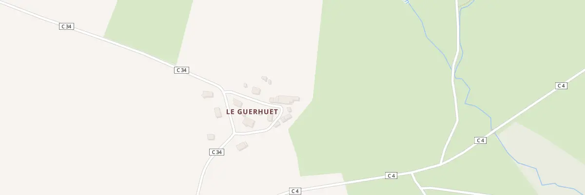 Plan du 5210 Le Guerhuet à Sulniac