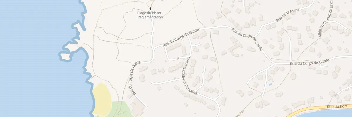 Plan du 2 Rue des Côtières Fontaine à Pléneuf-Val-André