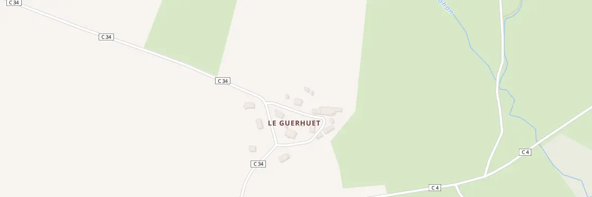 Plan du 5207A Le Guerhuet à Sulniac