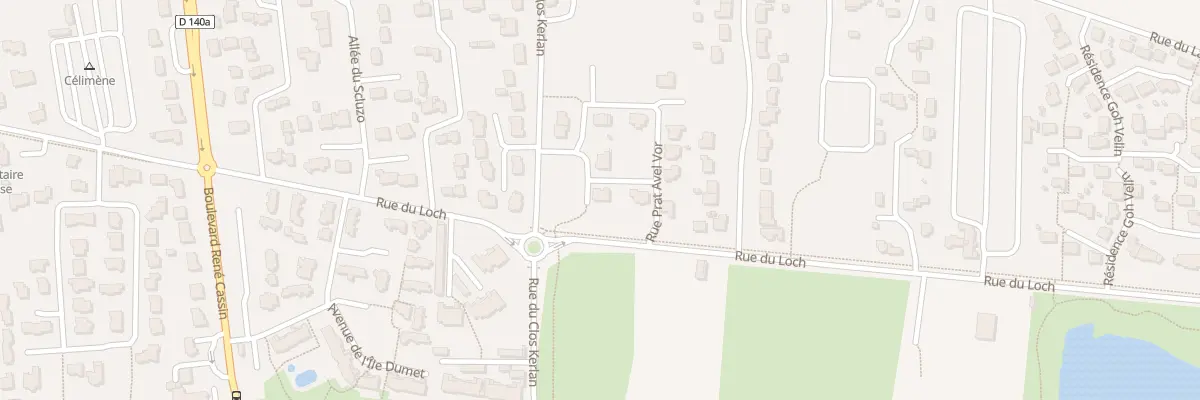 Plan du 11 Rue de Prat Avel Vor à Damgan