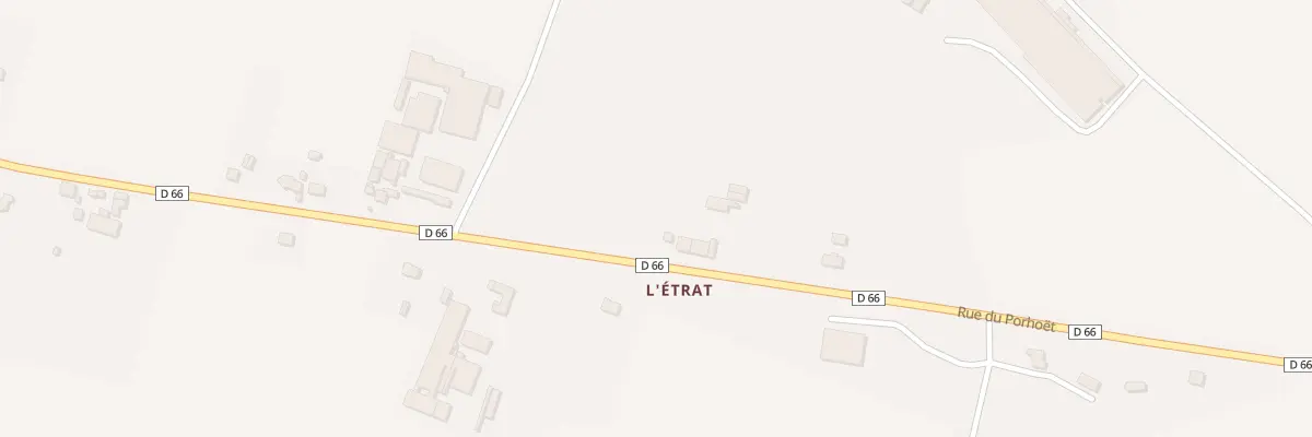 Plan du 35 L’Etrat à Plumieux