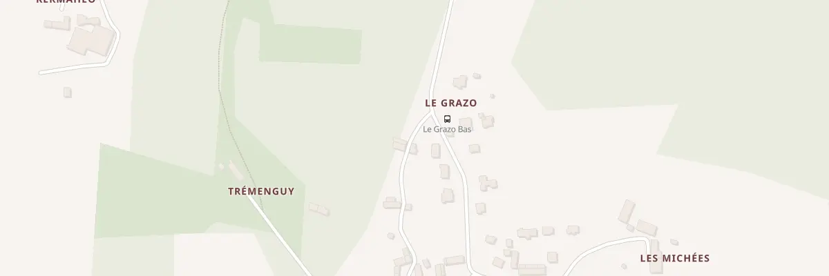 Plan du 5376 Le Grazo à Elven