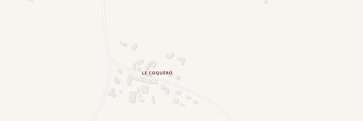Plan du 5099 Le Coquero à Lauzach