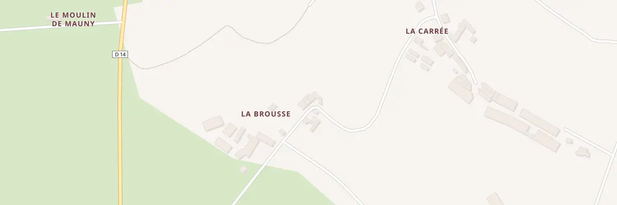 Plan du 5117 La Brousse Saint-Goueno au Mené