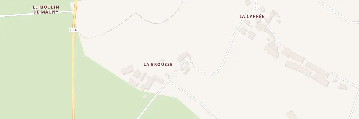 Plan du 5 La Brousse Saint-Goueno au Mené