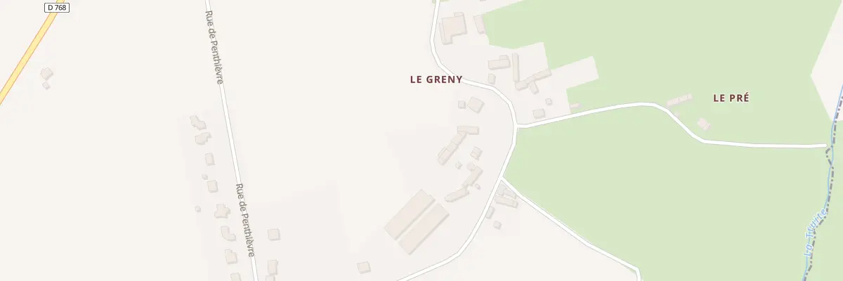Plan du 23 Le Greny à Bréhand