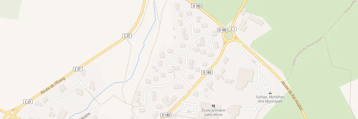 Plan du 2 All du Petit Bois à Sulniac