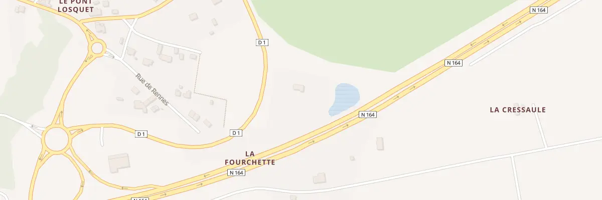 Plan du 107 Rue de Rennes à Plémet