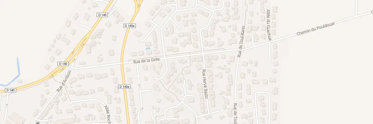 Plan du 23 Rue de la Grée à Damgan