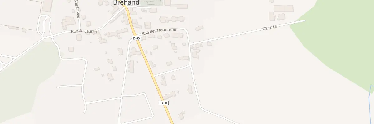 Plan du 7 Rue de Madehen à Bréhand
