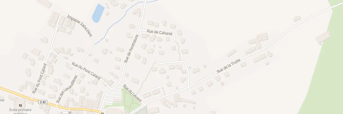 Plan du 4 Rue de La Planchette à Bréhand