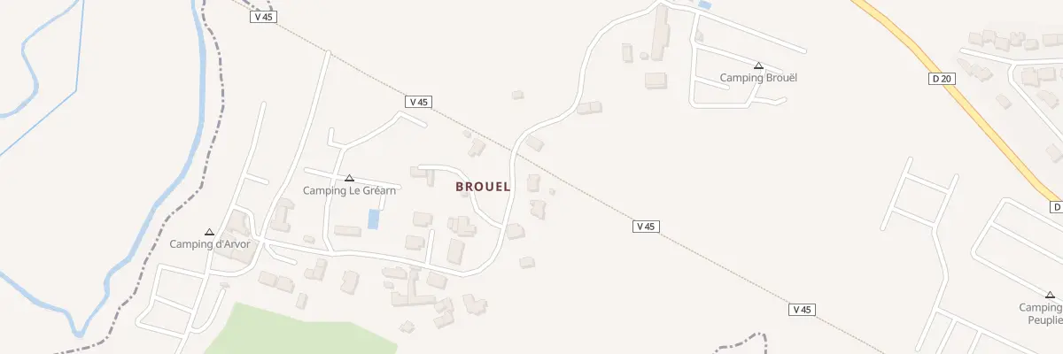 Plan du 5602 Brouel à Ambon