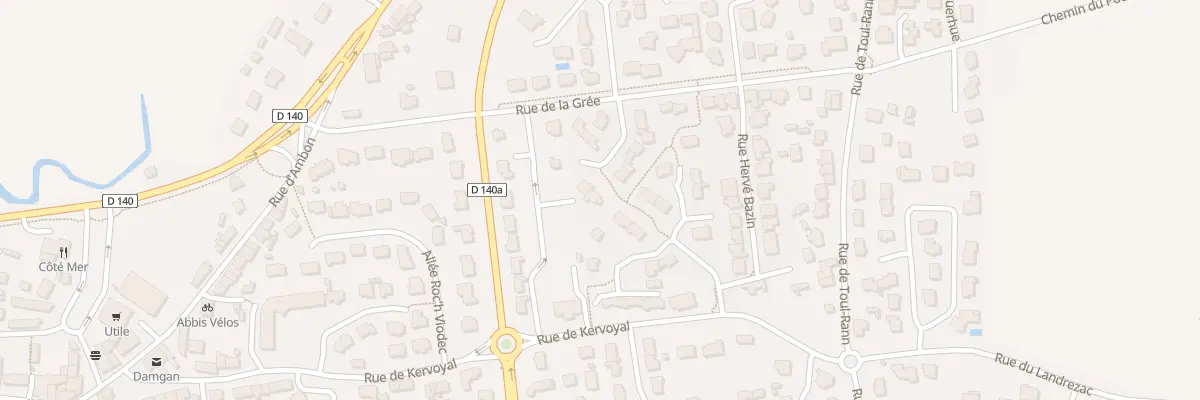 Plan du 16 Rue de la Grée à Damgan