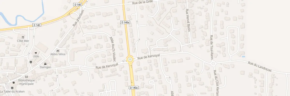 Plan du 33 Rue de Kervoyal à Damgan