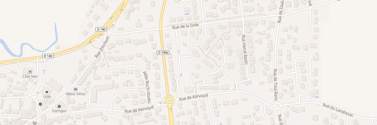 Plan du 11 Rue Florence Arthaud à Damgan