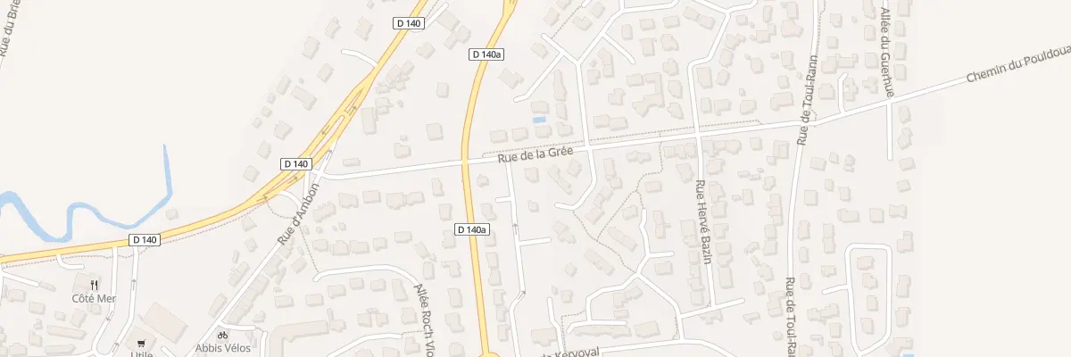 Plan du 14 Rue de la Grée à Damgan