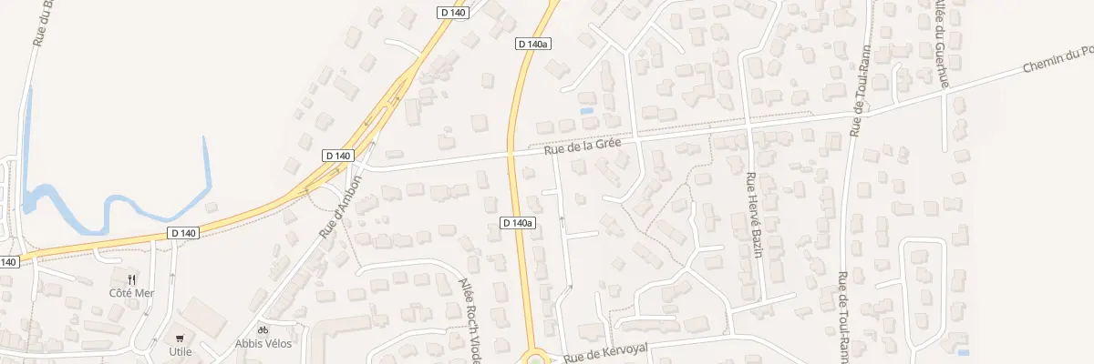 Plan du 10 Rue Florence Arthaud à Damgan