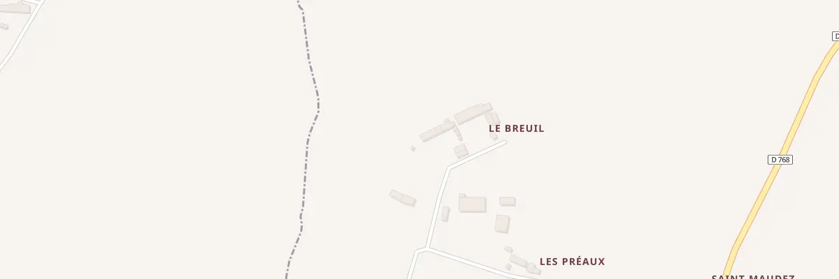 Plan du 5 Le Breuil à Landéhen