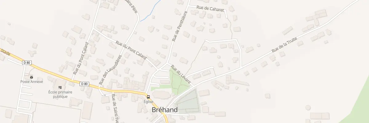 Plan du 3 Rue du Levant à Bréhand