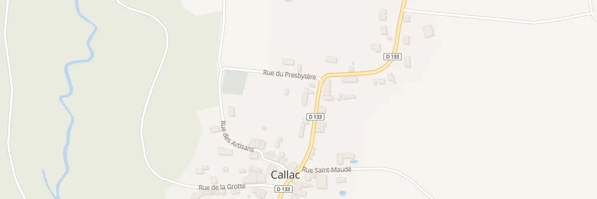 Plan du 5296 Callac à Plumelec
