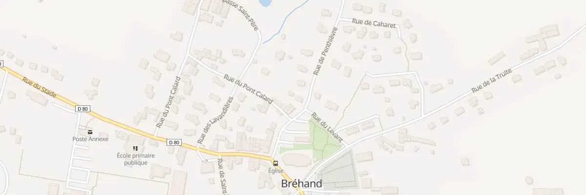Plan du 13 Rue de Penthièvre à Bréhand