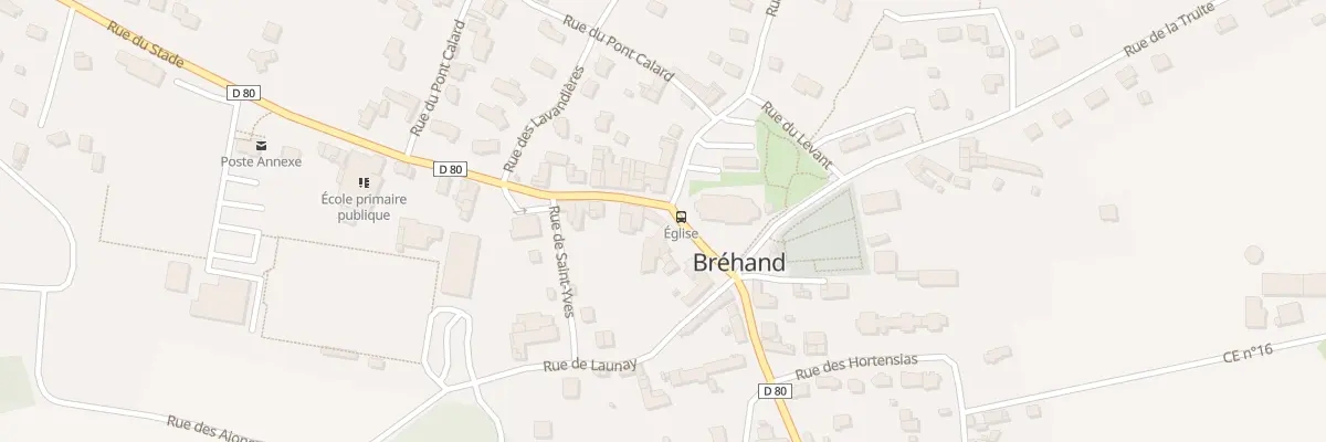 Plan du 1 Rue Gen Boishardy à Bréhand