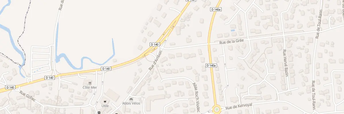 Plan du 2 Rue de la Grée à Damgan