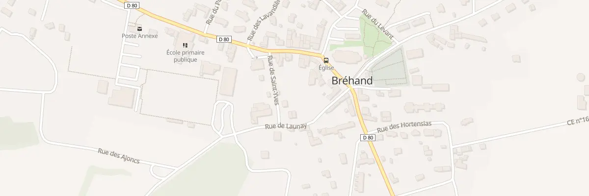 Plan du 12 Rue de Launay à Bréhand