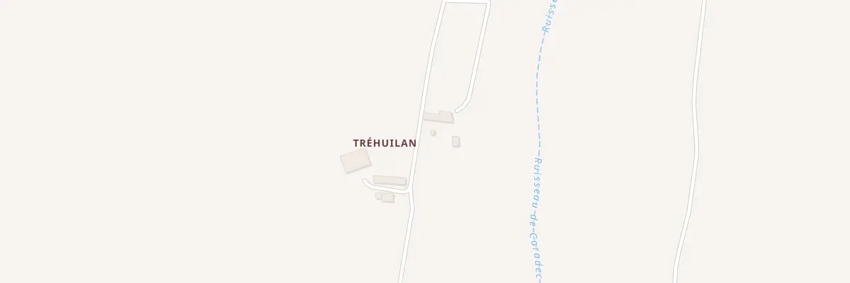 Plan du 6910 Trehuelan à Elven