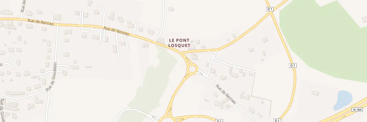 Plan du 72 Rue de Rennes à Plémet