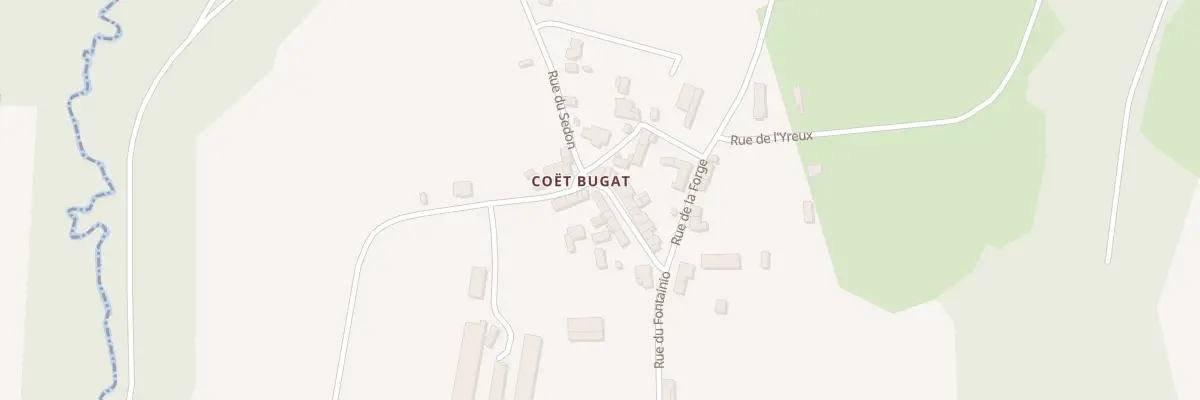 Plan du 5568 Coet Bugat à Guégon