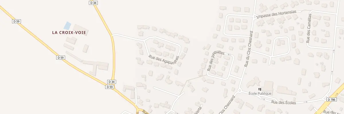 Plan du 10 Rue des Agapanthes à Lamballe-Armor
