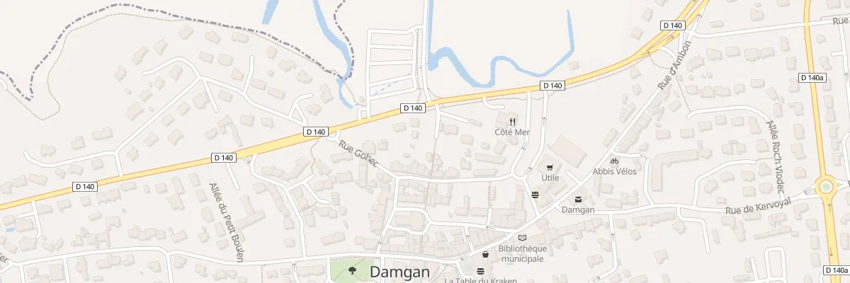 Plan du 12 Rue Gohec à Damgan