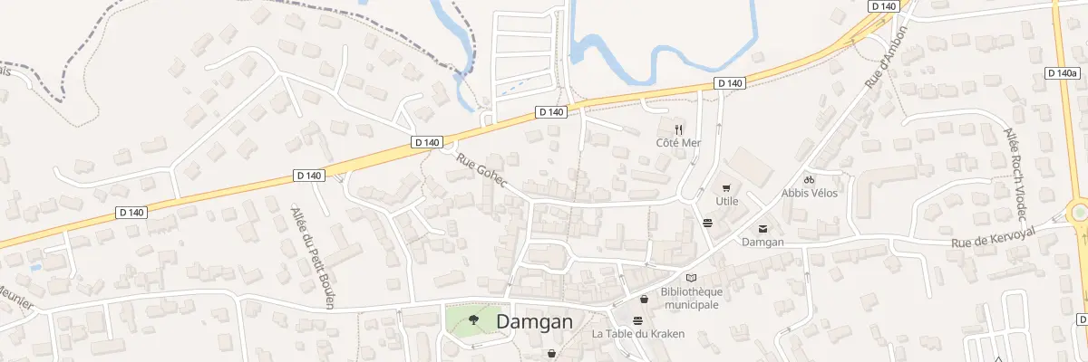 Plan du 16 Rue Gohec à Damgan