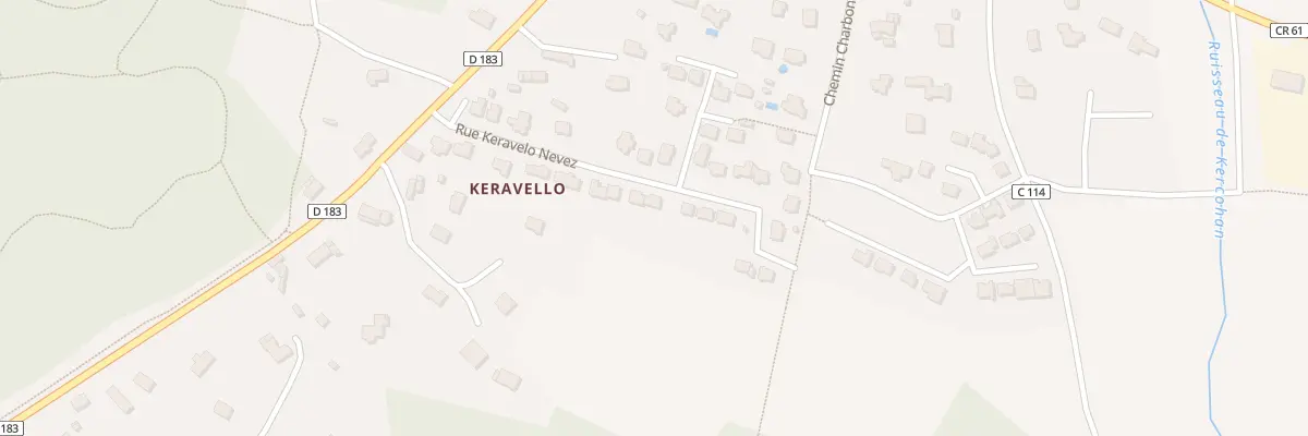 Plan du 216 Keravello Nevez à Sulniac