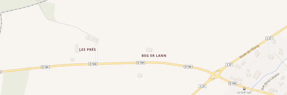 Plan du 5065 Beg Er Lann à Sulniac