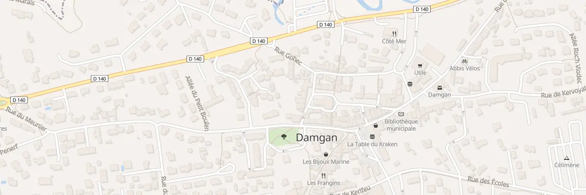 Plan du 7 Pl de l’Eglise à Damgan