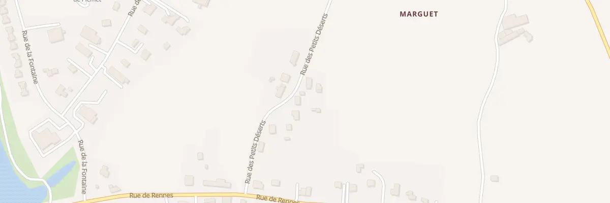Plan du 8 Rue des Petits Deserts à Plémet